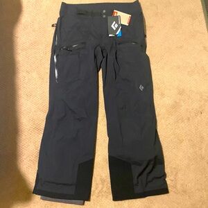 Black Diamond Recon LT Stretch snow pant with Recco NEW!